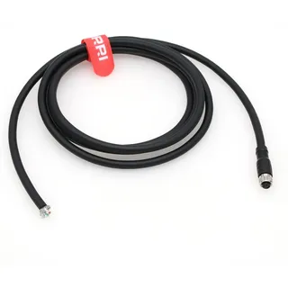 DRRI IP67 M8 A-Code Buchse geformt zu Single End Profinet/Ethernet Sensorkabel für industrielle Automatisierungsgeräte