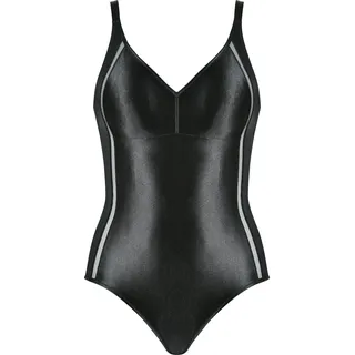 Shaping-Body NATURANA "Curve Hugger", Damen, Gr. 90, Cup E, schwarz, Obermaterial: 91% Polyamid, 9% Elasthan. Miedereinsatz: 80% Polyamid, 20% Elasthan, Bodys