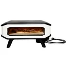 Cozze Pizzaofen elektrisch 42 cm (17"), inkl. Pizzastein & Hitzeschild, ca. B61/H31/T61 cm, Weiß