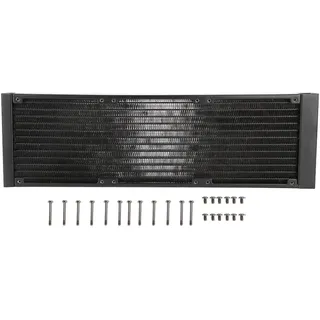 Jectse Wasserkühlung Computer Kühler,12 Rohre G1/4 Gewinde PC Wärmetauscher Wasserkühlung Kühlkörper,Wasserabscheider Wasserkühler Rohr für PC (360mm)