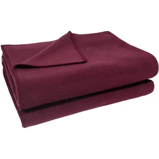 Soft-Fleece 220 x 240 cm rot
