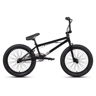 REDLOUD BMX Freestyle 20 Zoll BAT Rahmenhöhe 25 cm schwarz U-Brake 360° Rotor
