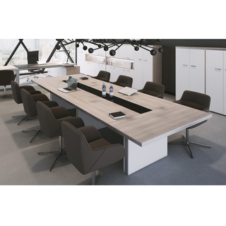 Großer Konferenztisch modern 400 cm opt. 520 cm Ariaro