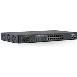 InLine 32316P Switch (16 Ports), Netzwerk Switch, Schwarz