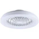 Deckenventilator mit Beleuchtung Wohnzimmer Fernbedienung leise Deckenleuchte Ventilator Dimmbar, CCT Nachtlicht Timer, 49 Watt LED 1800lm 3000-6500K, D 48,5 cm