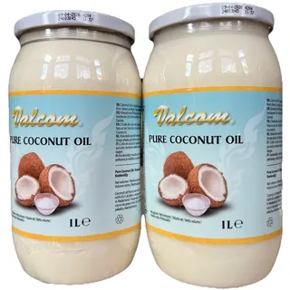 Kokosöl Kokosfett 2x 1000 ml 100% Kokosöl Coconut Oil Kokonussöl PET asiatische