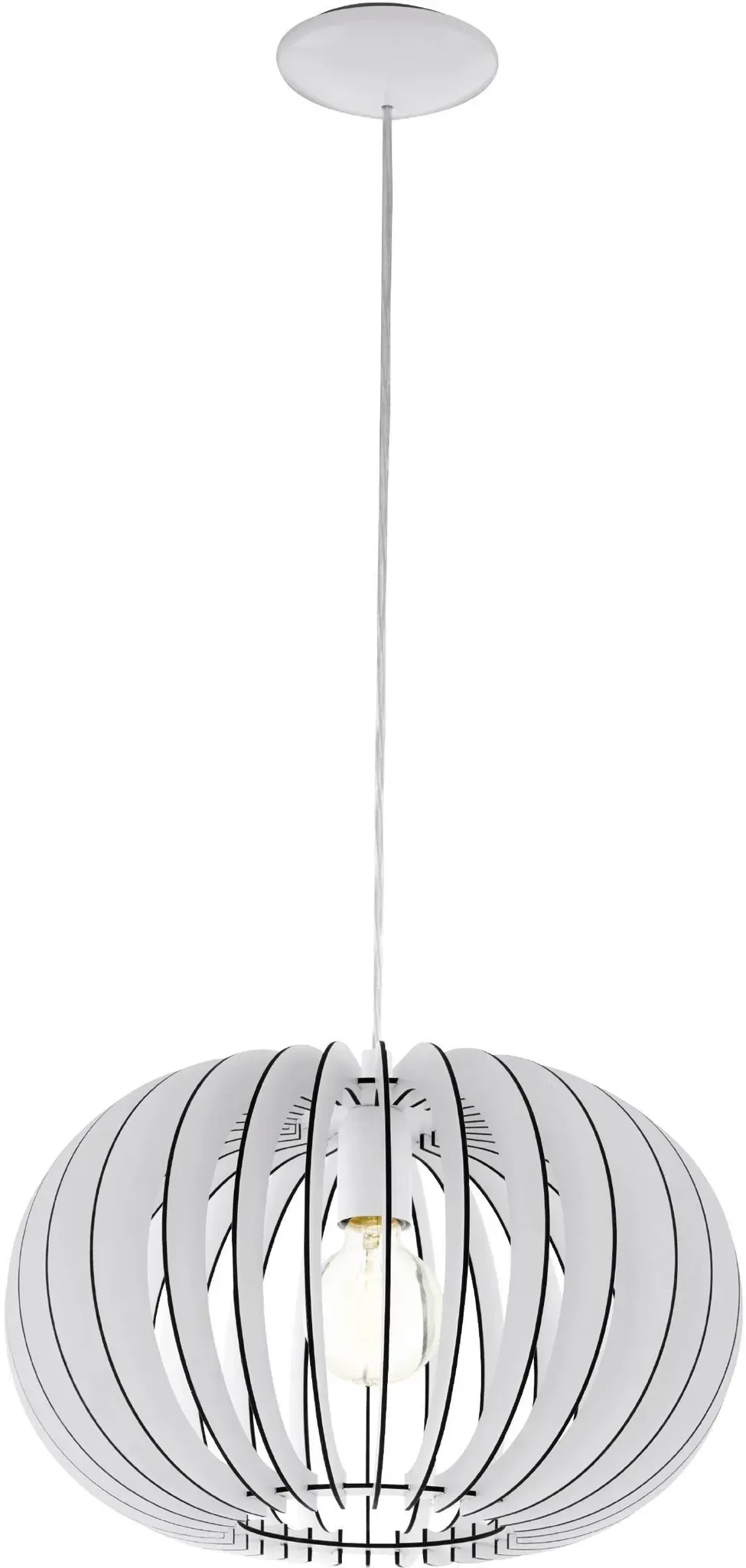 Eglo Pendelleuchte STELLATO weiß E27 max. 60W Ø40cm