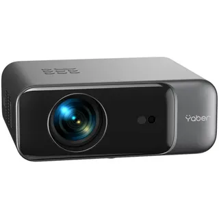 [Autofokus / 4K-Kompatibilität] Projektor mit WiFi 6 und Bluetooth 5.2, YABER Pro V9 Native 1080P Outdoor-Filmprojektor, Automatische 6D-Keystone-Korrektur & 50%-Zoom, Heimkino-Projektor für Smartphone / TV-Stick / PC