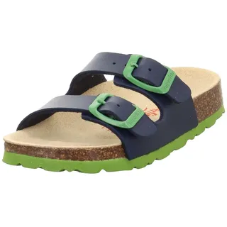 superfit Fussbettpantoffel Blau/Grün 24