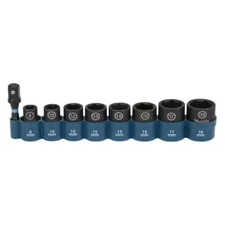 Makita IMPACT BLACK Schlagnuss-Set 9-tlg. 3/8"