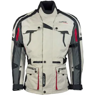 ROLEFF RACEWEAR CHICAGO Motorradjacke Schwarz/Rot 6XL