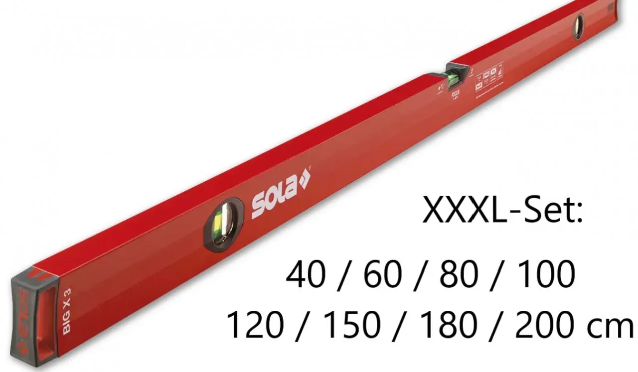 Sola BIG X Set XXXL / Alle Längen im Set-Preis! |