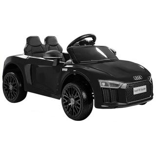 BoGi Elektro-Kinderauto Audi R8 Spyder Kinder Auto Kinder Elektroauto Kinderfahrzeug 12V USB schwarz