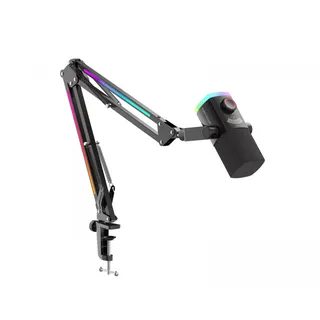 Fifine AmpliGame AM8PROT Mikrofon mit Schwenkarm - Schwarz