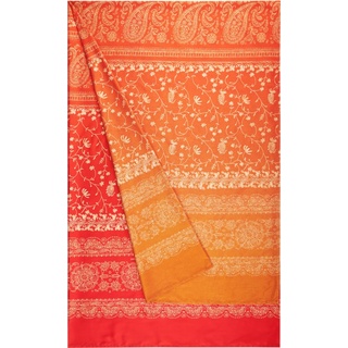 BASSETTI Brenta Foulard aus 100% Baumwolle in der Farbe Mandarine O1, Maße: 180x270 cm - 9328372