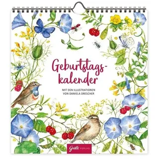 Grätz Geburtstagskalender. Blumenwiese