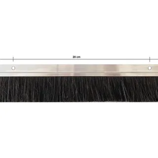 Heunert Gelochte Bürstendichtung 50 x 150,0 cm Schwarz