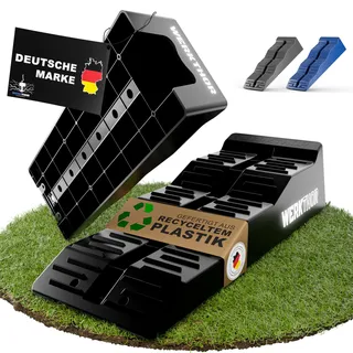 werkthor Auffahrkeile 2er Set Schwarz