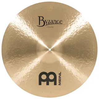 Meinl Cymbals Byzance Traditional Ride Heavy 22 Zoll (Video) Schlagzeug Becken (55,88cm) B20 Bronze, Traditionelles Finish (B22HR)