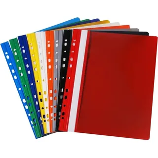 Livepac-Office 20 Schnellhefter DIN A4 / aus PVC - besonders stabil/gelocht - Eurolochung