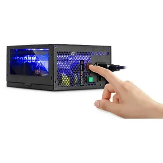 Inter-Tech Argus RGB-600W II Netzteil Schwarz
