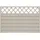 Sichtschutzzaun Element Country 120 x 180 cm cream/latte