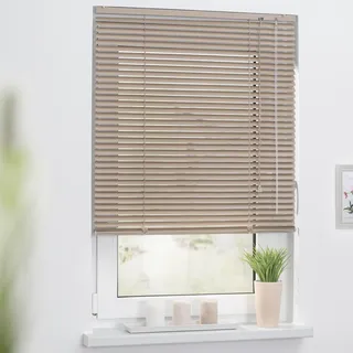 ORIGINAL »Jalousie Aluminium, mit Bohren, freihängend abdunkelnd braun