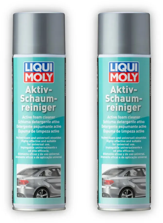 2x Aktiv-Schaumreiniger LIQUI MOLY 21277 Reiniger Schaum Universal Pflege 500ml