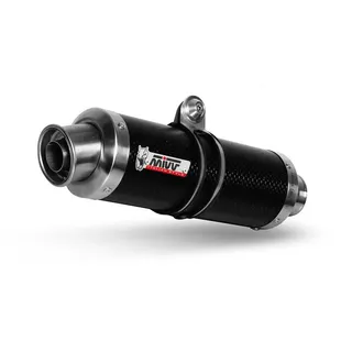 MIVV Gp Suzuki Gsf 650 Bandit 2005-06 S.017.l2s Homologierter Slip On Schalldämpfer - Carbon
