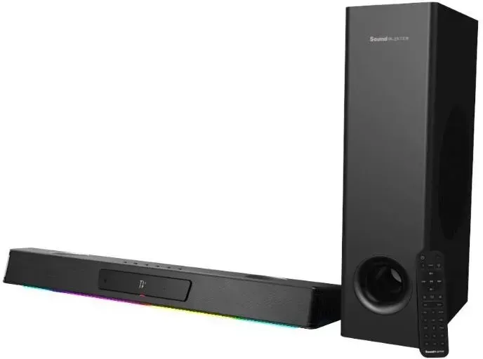 CREATIVE Sound Blaster Katana V2X, 2.1 Soundbar, HDMI ARC, USB Audio, SXFI, Optical-In