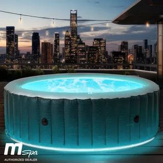 BRAST Aufblasbarer Whirlpool MSpa STARRY 6 Personen mit LED