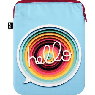 LOQI Laptop Cover OWEN GILDERSLEEVE Hello Recycled