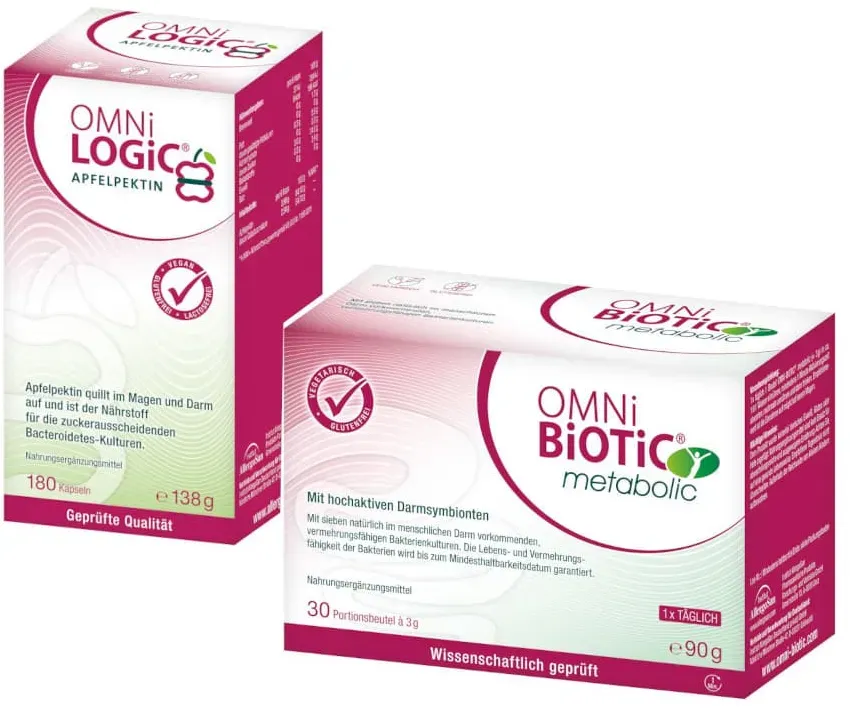 OMNi-LOGiC APFELPEKTIN & OMNi BiOTiC Metabolic Set 1 Sparset