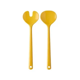 Mepal Synthesis Salatbesteck modern, 2-teilig, yellow 102058581800  , Maße (L x B x H): 310 x 87 x 23 mm