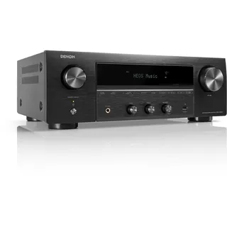Denon DRA-800H Stereo Receiver und Verstärker, Alexa Kompatibel, 5 HDMI Eingänge, Phono-Eingang, Bluetooth und WLAN, DAB+ Radio, Musikstreaming, AirPlay 2, HEOS Multiroom, Schwarz