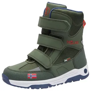 TROLLKIDS Lofoten gefüttert in forest Green / Flame Orange Gr.29