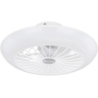 GLOBO 3-Stufen 30 cm LED Deckenventilator weiß