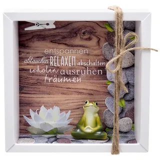 ZauberDeko Geldgeschenk Verpackung Wellness Entspannung Massage Yoga Frosch Gutschein Energiefrosch Geschenk