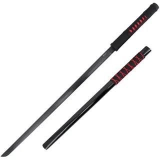 Ninja Katana Schwert mit schwarzer Klinge