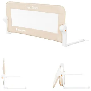 KIKKABOO I am safe 102 cm Bettgitter - Beige - One Size
