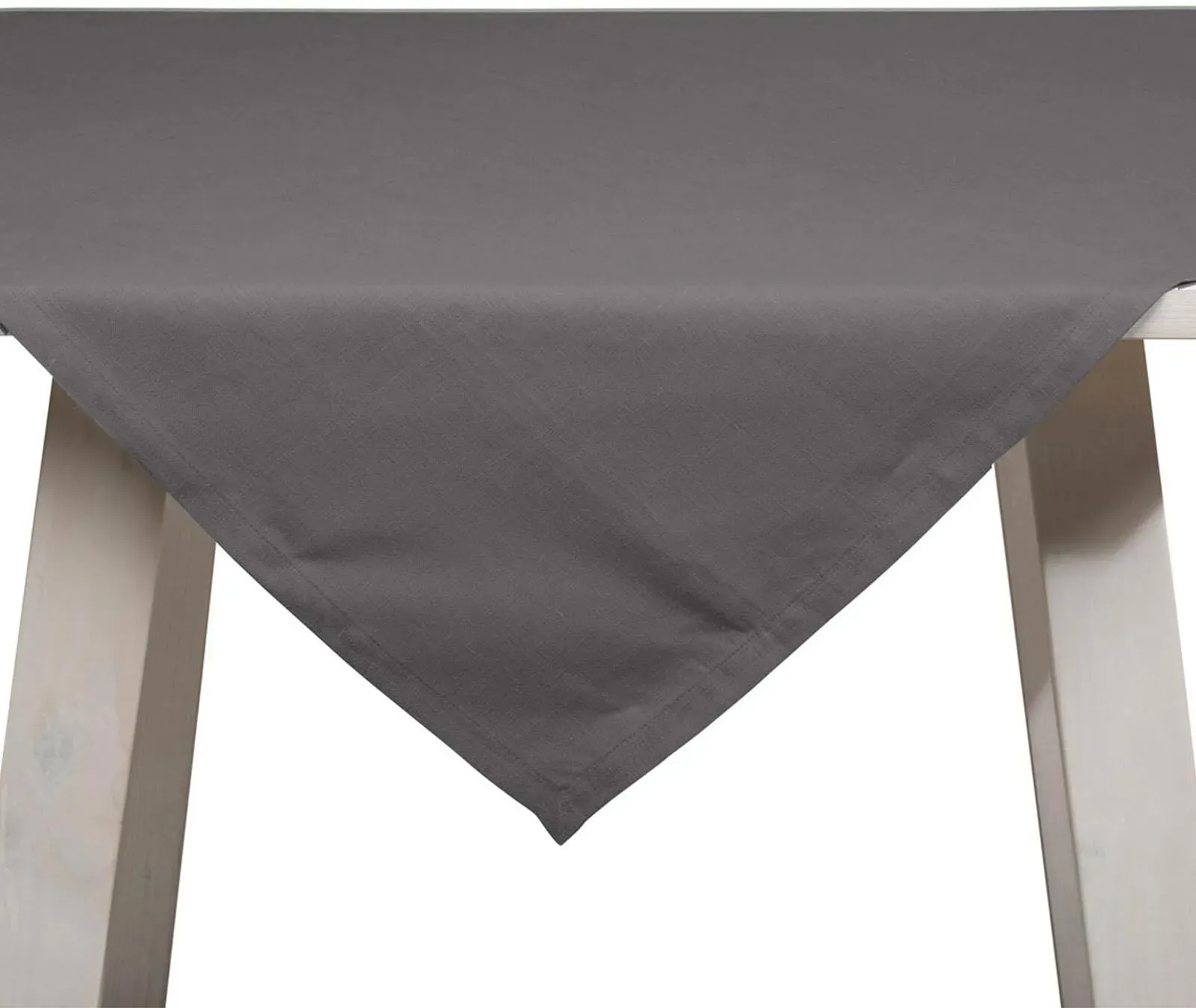 Pichler Leinen Tischwäsche Pure Tischdecke 100x100 cm | granit - grau
