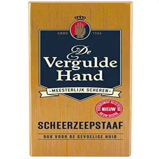Vergoldete Hand Rasierseifenstab, 75 g