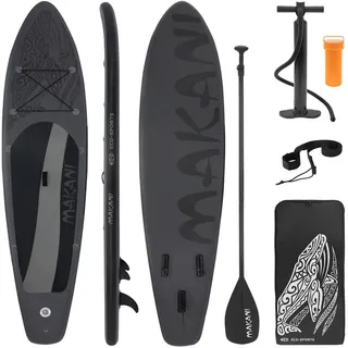ECD Germany Aufblasbares Stand Up Paddle Board Makani 320x82x15 cm unisex, Freizeit, Pools und Wasserspaß, Stand