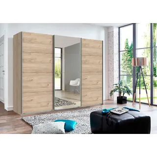 »Ernie« Kleiderschrank mit Spiegel, Made in Germany, in verschiedenen Größen/Ausführungen lieferbar, beige