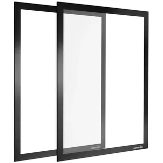 POPPSTAR Magnetrahmen A3, selbstklebend, schwarz, 2 Stück