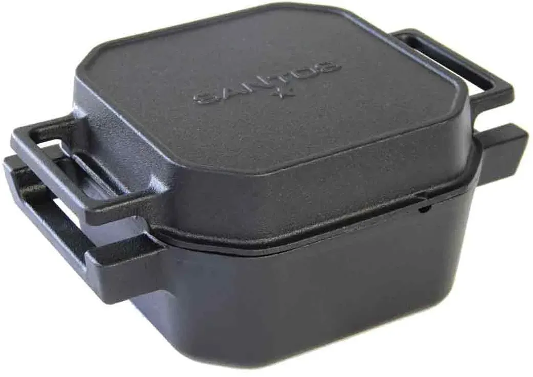 SANTOS Dutch Oven Square 7qt ohne Füße (6,5l)