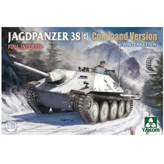 Takom TAK2181 1:35 Jagdpanzer 38(t) Command Version w/ Winterketten Full Interior