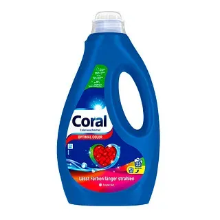 Coral OPTIMAL COLOR Waschmittel flüssig, 1,15 l