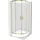 Rio halbrunde Duschkabine 90 90 Frost Gold Duschwanne Rio Weiß 863-090-090-50-30-4710