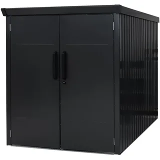 Westmann Fahrradgarage Velos 2 schwarz 133x222x151 cm -